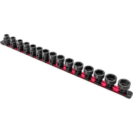 Juego de 15 vasos extra corto de 1/2” de diámetro, 10-24 mm